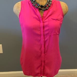 Old Navy Dark Pink Sleeveless Top Size M